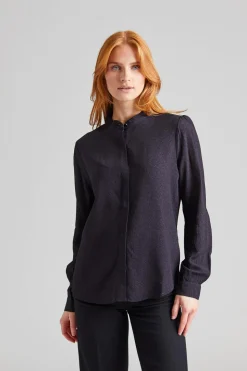 Elisa Shirt Printed Plum