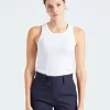 Ella Rib Top White
