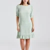 Ellen Dress Green Shades