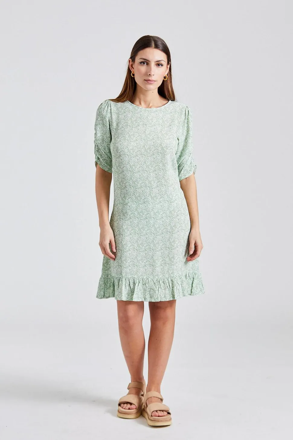 Ellen Dress Green Shades