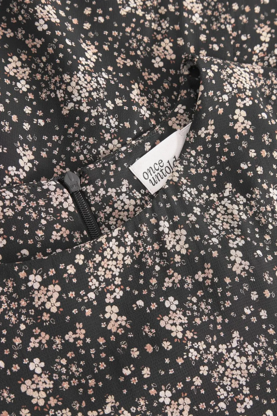 Estelle Mini Dress Brown Wild Flower