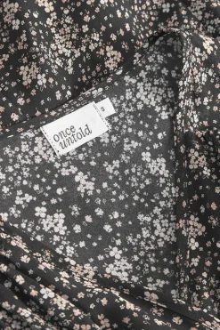 Estelle Wrap Dress Brown Wild Flower