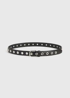 Eyelet Belt Black