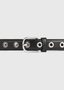 Eyelet Belt Black
