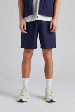 Ezra Fatigue Solotex Twill Shorts Dk Navy