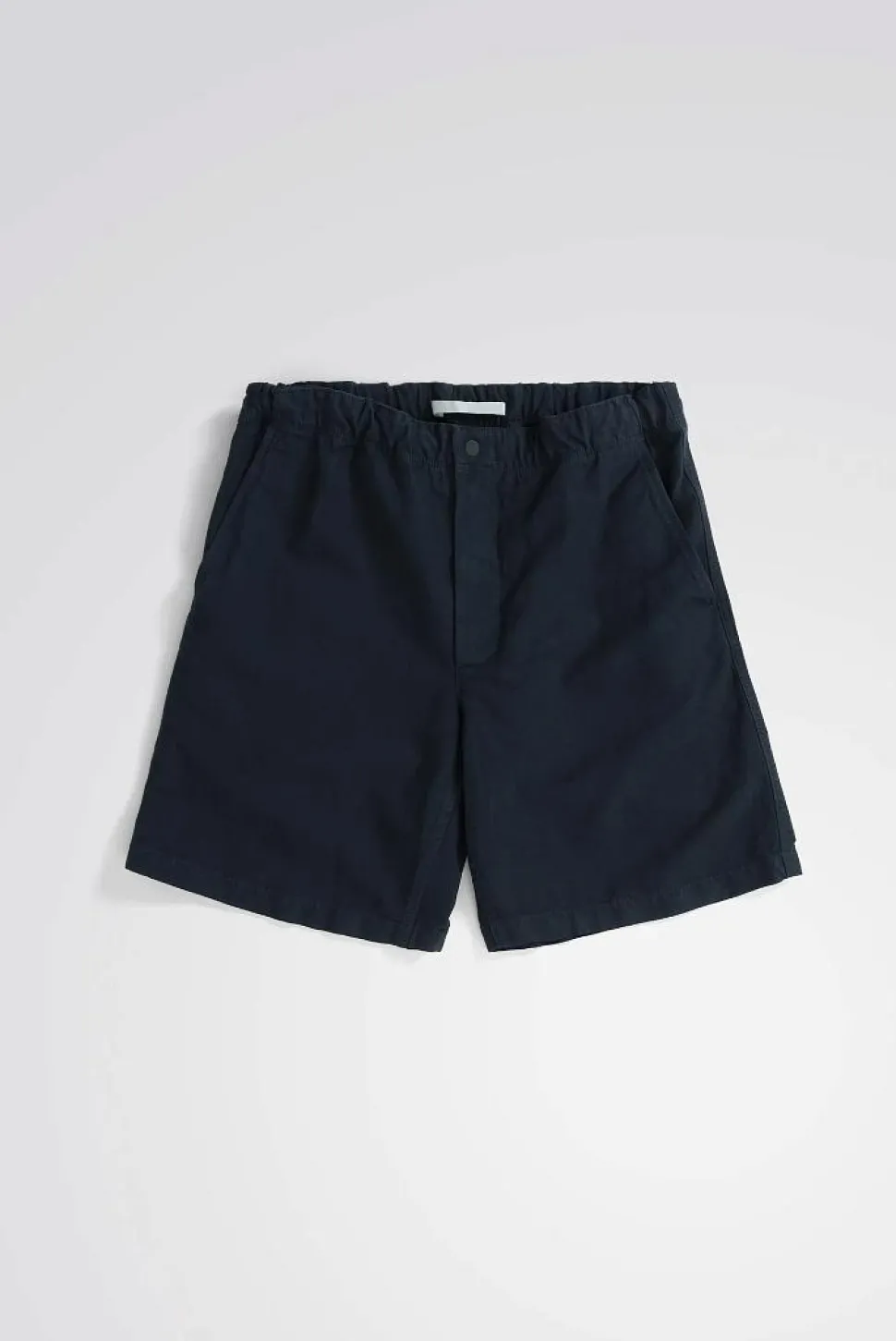 Ezra Relaxed Cotton Linen Short Dark Navy