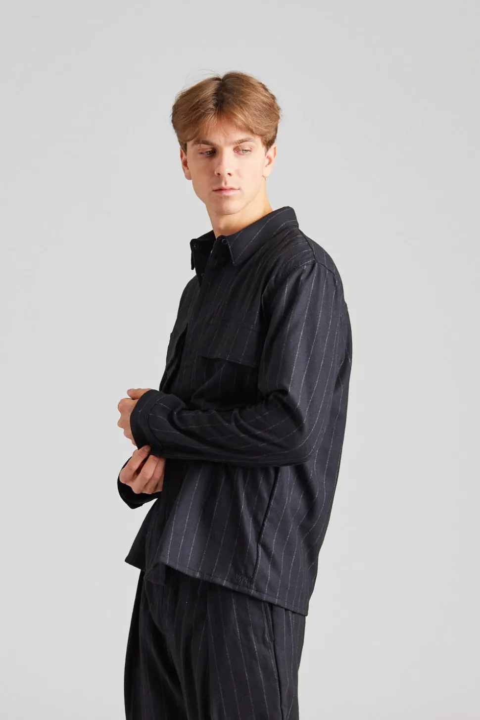Fabian Shirt Black Stripes