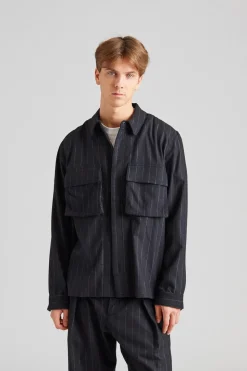 Fabian Shirt Black Stripes