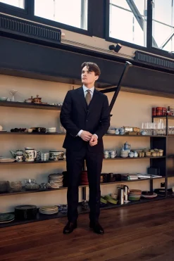 Falk Denz Suit Navy