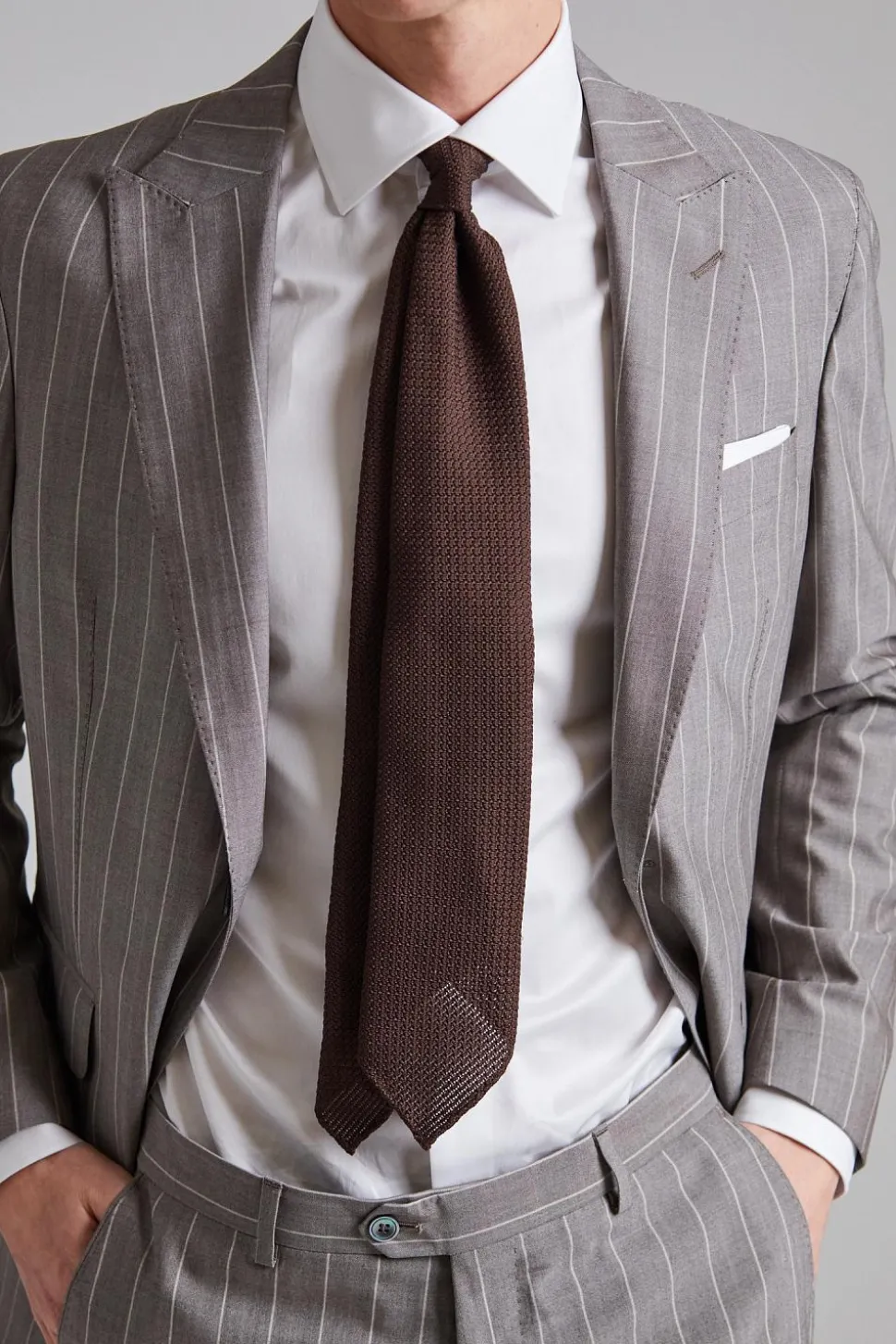 Faron Dandy Suit Suede Brown