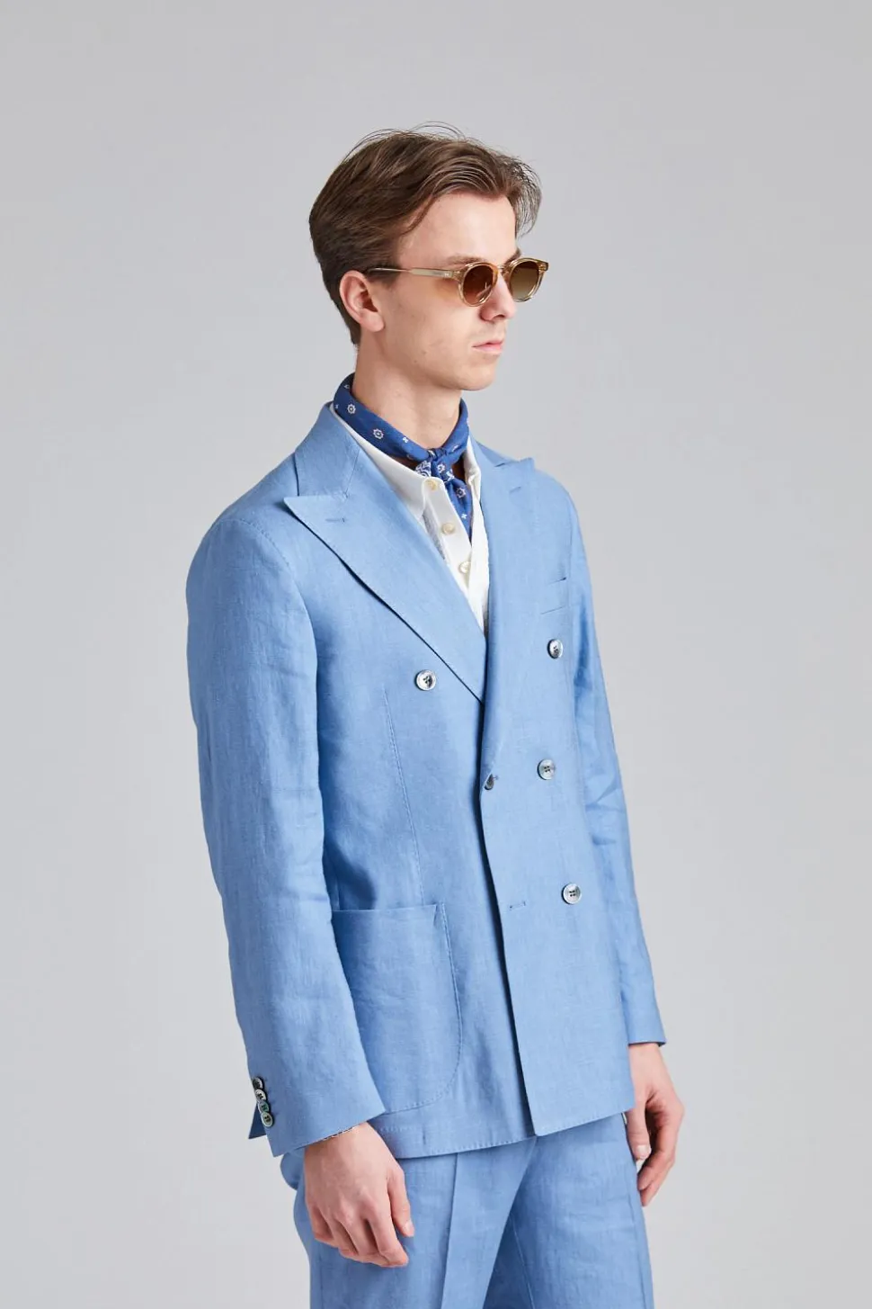 Farris Del Suit Smog Blue