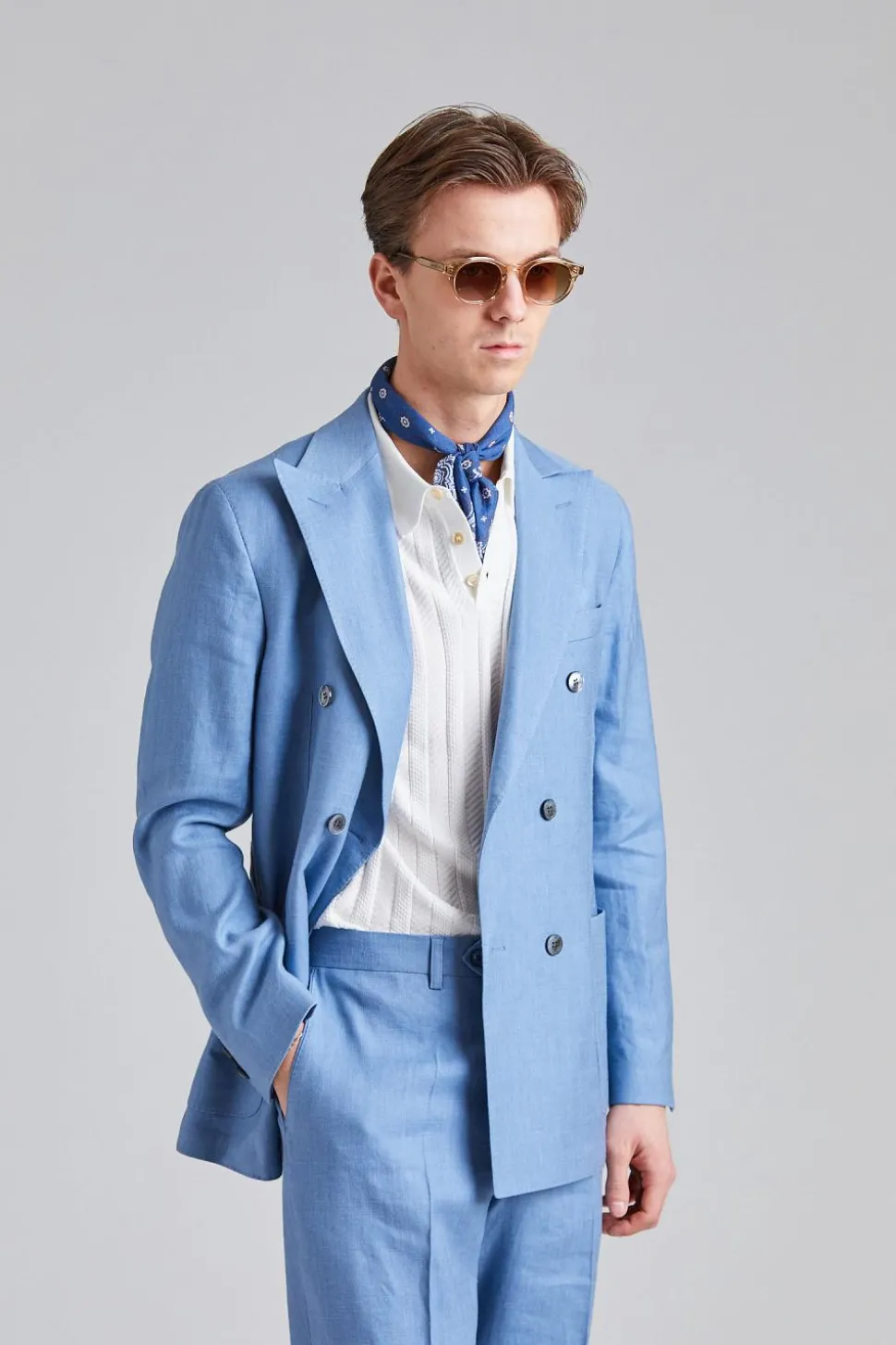 Farris Patch Soft Blazer Smog Blue