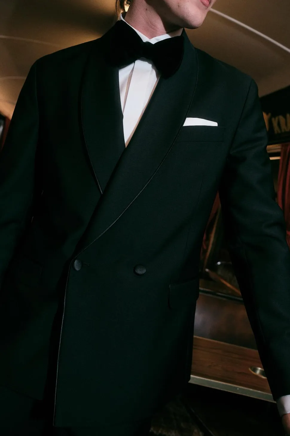 Fattore Piping Blazer Black