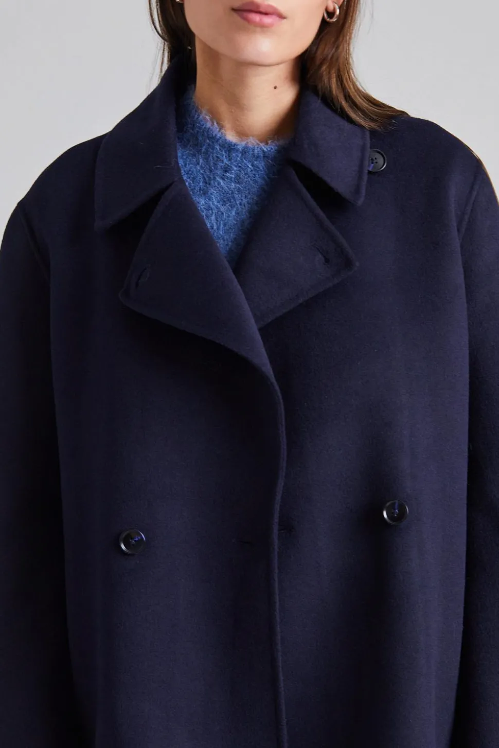 Felsa Wool Peacoat Dk Blue