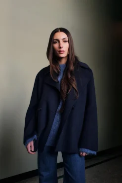 Felsa Wool Peacoat Dk Blue