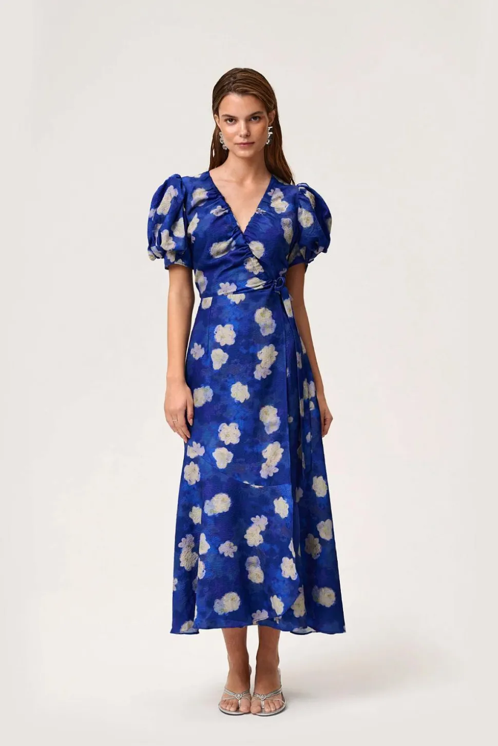 Ferrone Midi Dress Ocean Blue