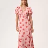Ferrone Midi Dress Pink