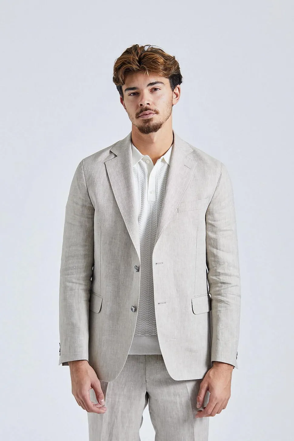 Ferry Denz Suit Trench Beige