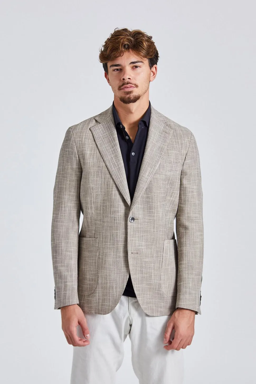 Ferry Patch Soft Blazer Hazel Beige