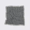 Fine Wool Scarf Monogram Ecru Mix