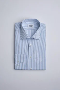 Fitted Body Bold Blue Stripe