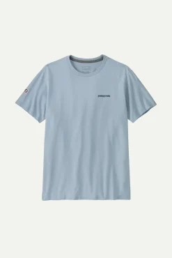 Fitz Roy Icon Responsibili-Tee Fleck Blue