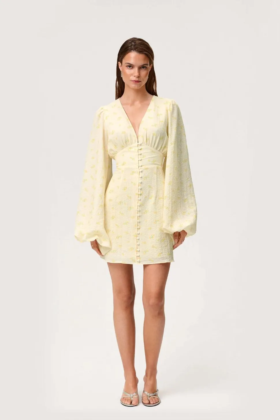 Florence Dress Pastel Yellow