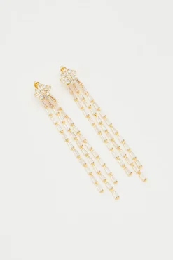 Flower Crystal Earring
