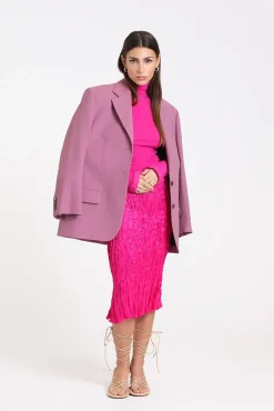 FN-WN-SKIR000491 Fuchsia Pink