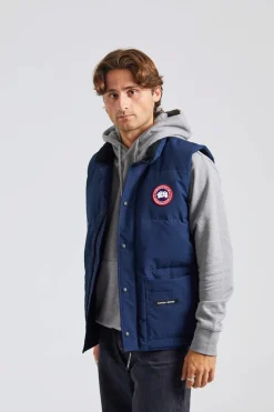 Freestyle Crew Vest Atlantic Navy