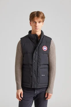 Freestyle Crew Vest Black