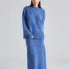 Fure Fluffy Sweater Blue