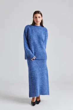 Fure Fluffy Sweater Blue