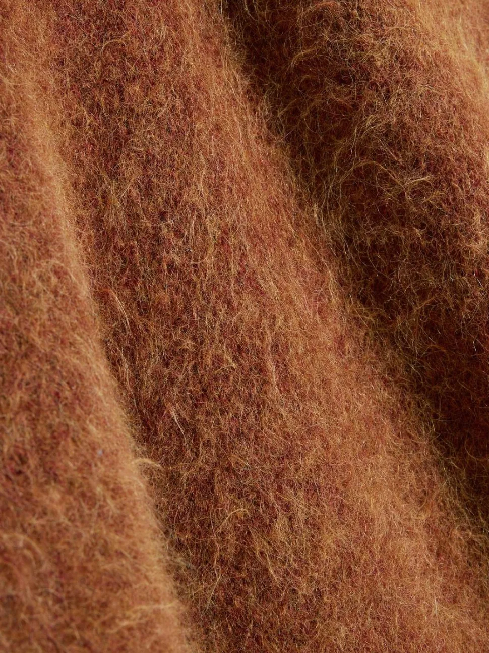 Fure Fluffy Sweater Red Mix
