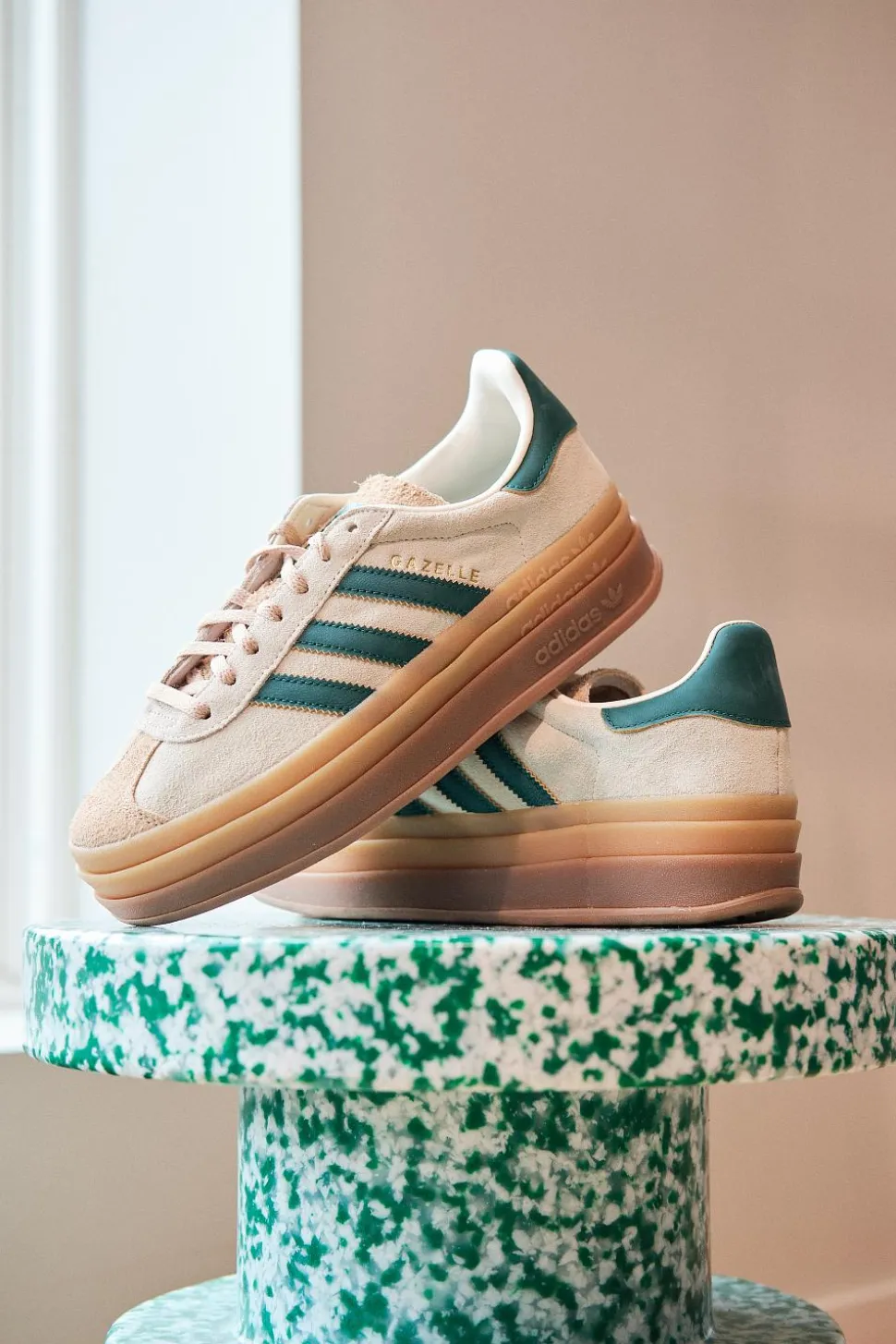 Gazelle Bold W Beige/Green