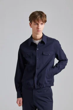 Giubbino Shirt Jacket Navy
