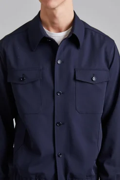 Giubbino Shirt Jacket Navy