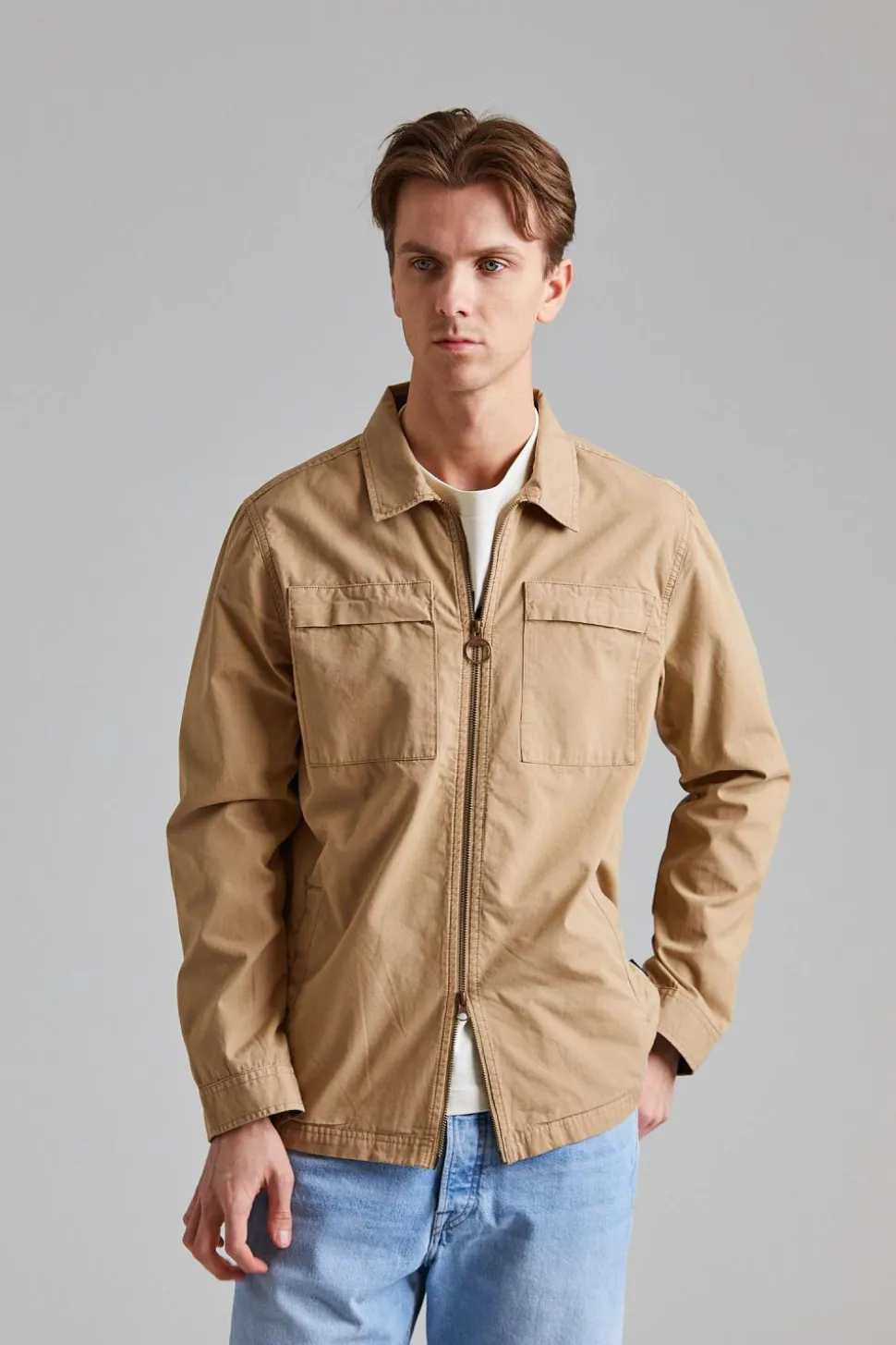 Glendale Overshirt Washed Stone