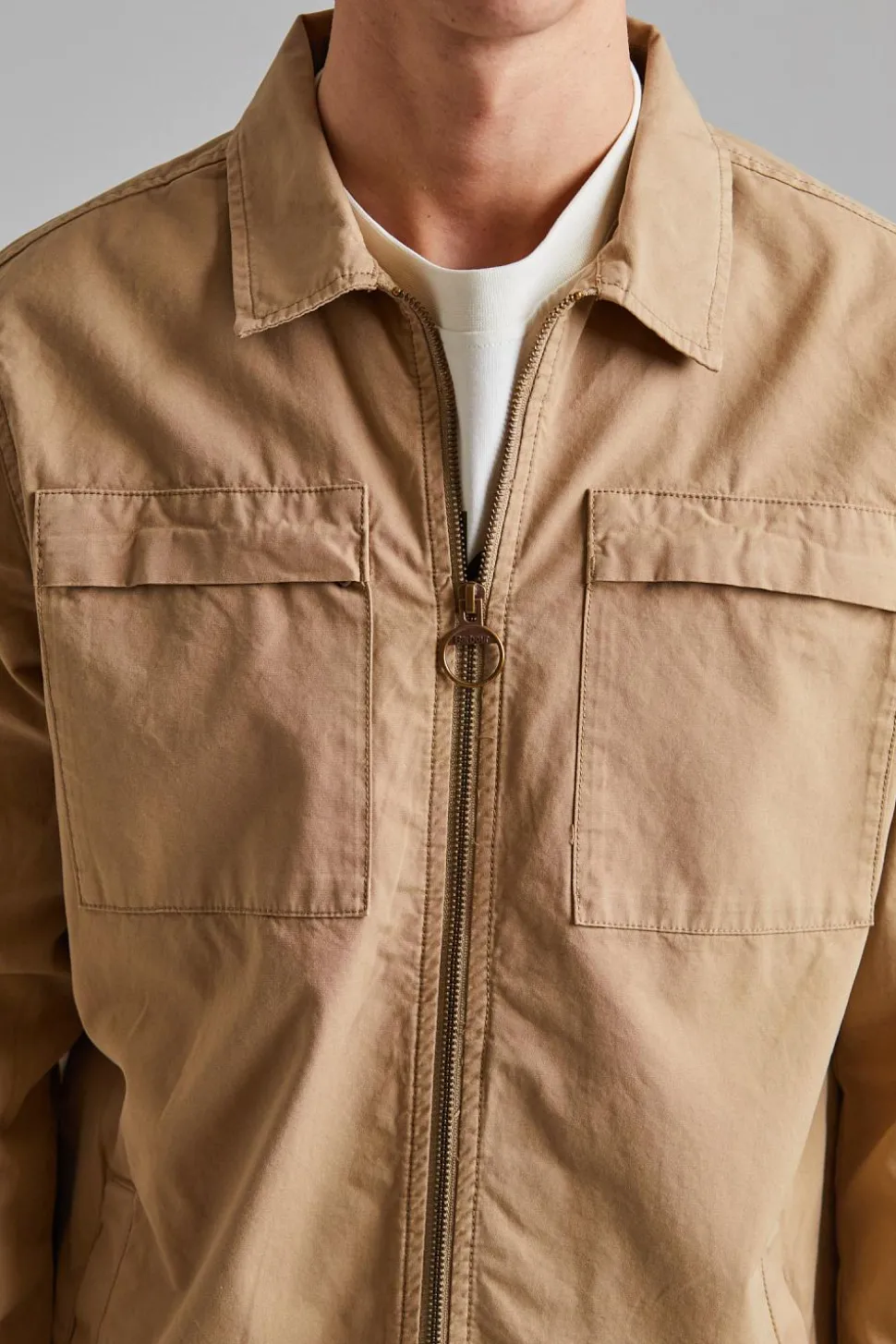 Glendale Overshirt Washed Stone