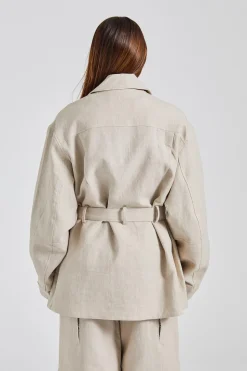 Gorti Linen Jacket Sand
