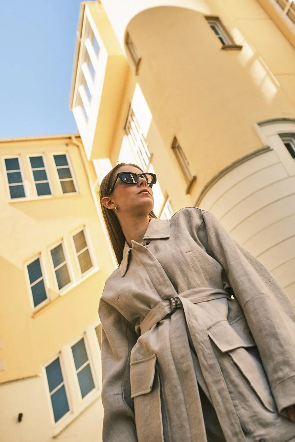 Gorti Linen Jacket Sand