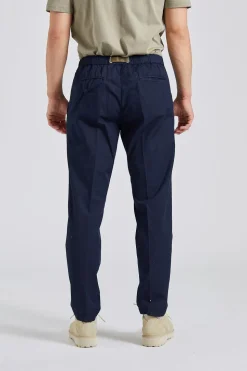 Greg Regular Fit Cotton Linen Navy