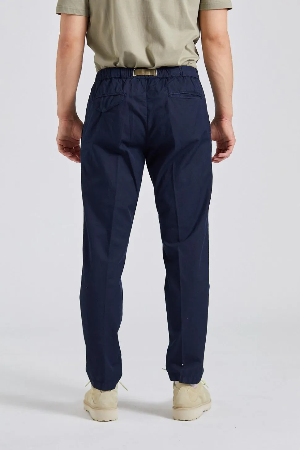 Greg Regular Fit Cotton Linen Navy