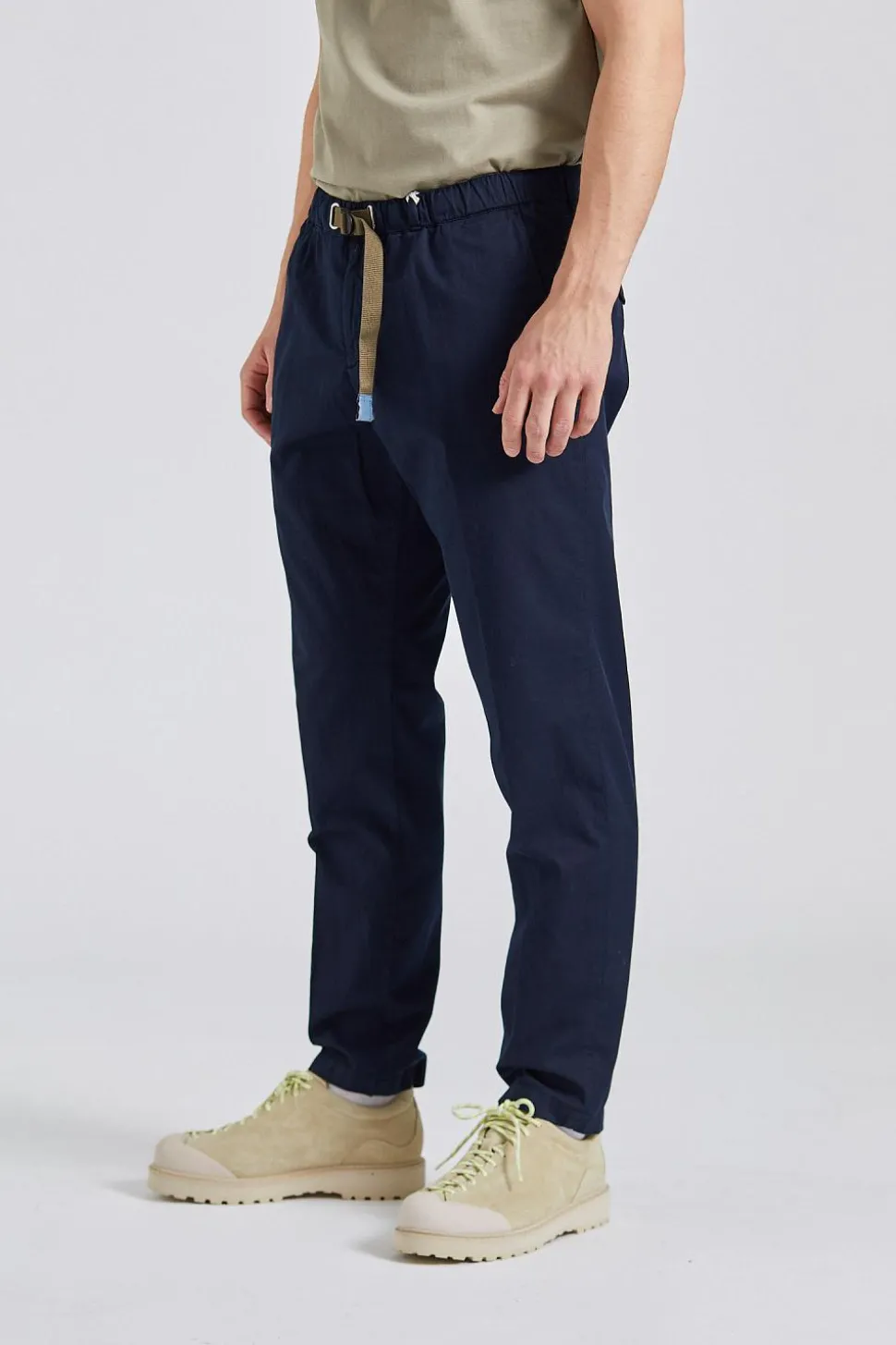 Greg Regular Fit Cotton Linen Navy