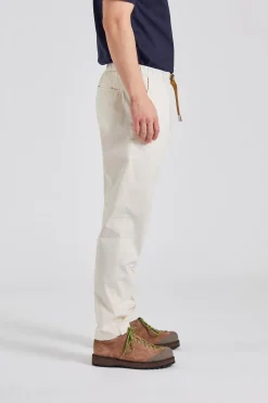 Greg Regular Fit Cotton Linen Off White