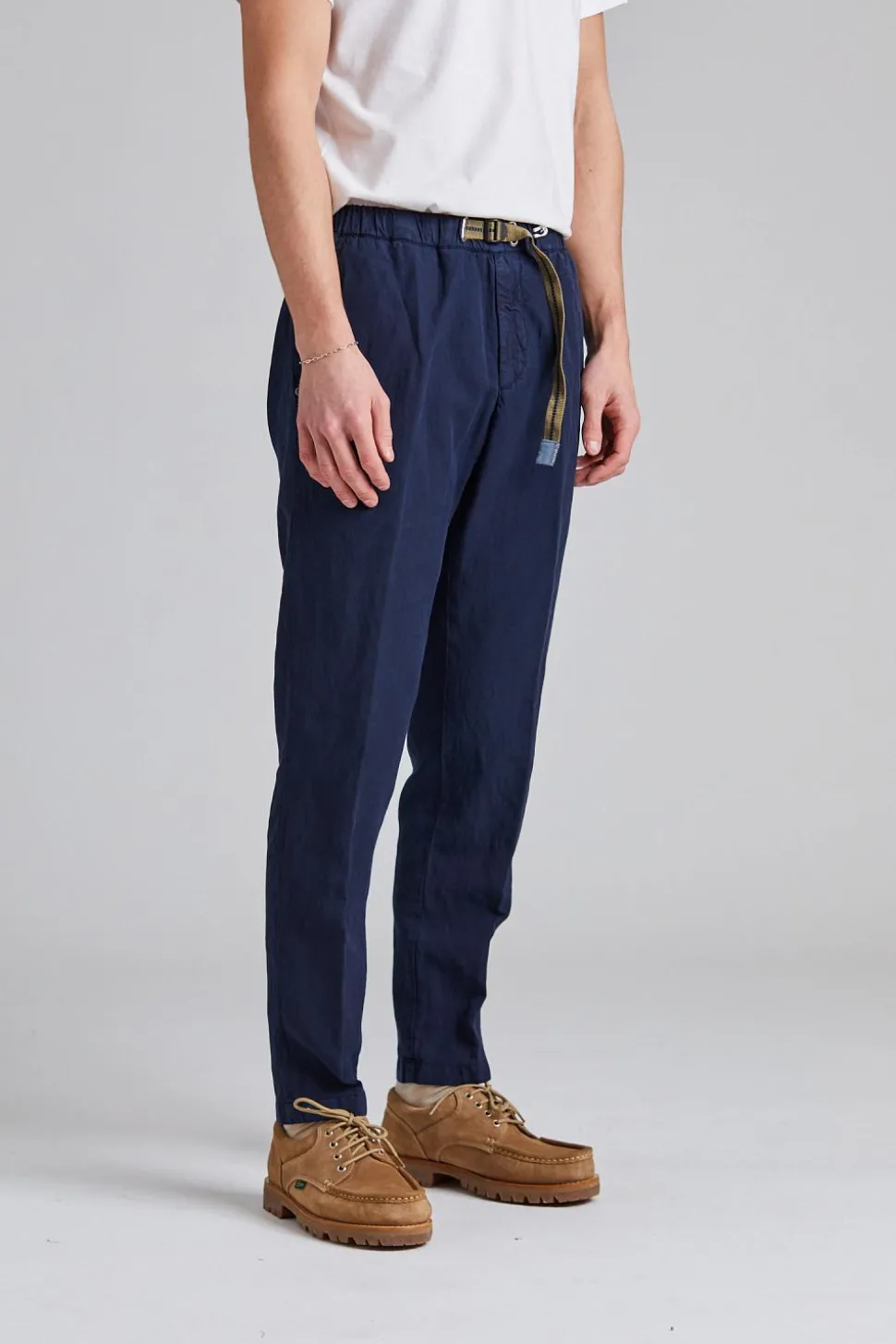 Greg Soft Lyocell Trouser Navy