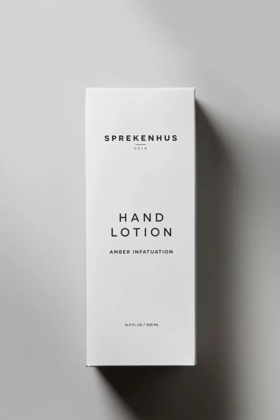 Hand Lotion Glass Edition 500ml - Amber Infatuation