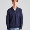 Hansie LS Navy Melange