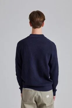 Hansie LS Navy Melange