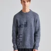 Haza Logo Crew Grey Mix